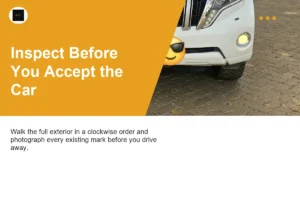 Rental Car Inspection Checklist Kenya: What to Check at Pickup